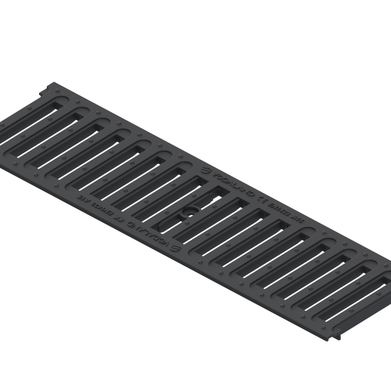 Решітка Base DN100 пластикова щілинна A15