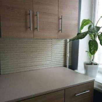 Самоклеюча декоративна 3D панель білий бамбук 700x700x8.5мм (071) SW-00000073