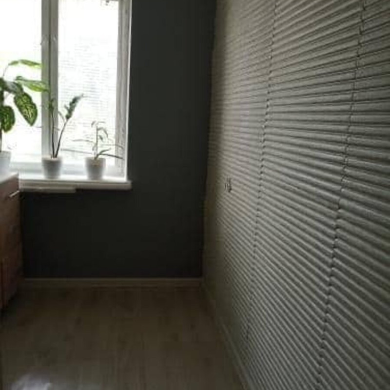 Самоклеюча декоративна 3D панель білий бамбук 700x700x8.5мм (071) SW-00000073