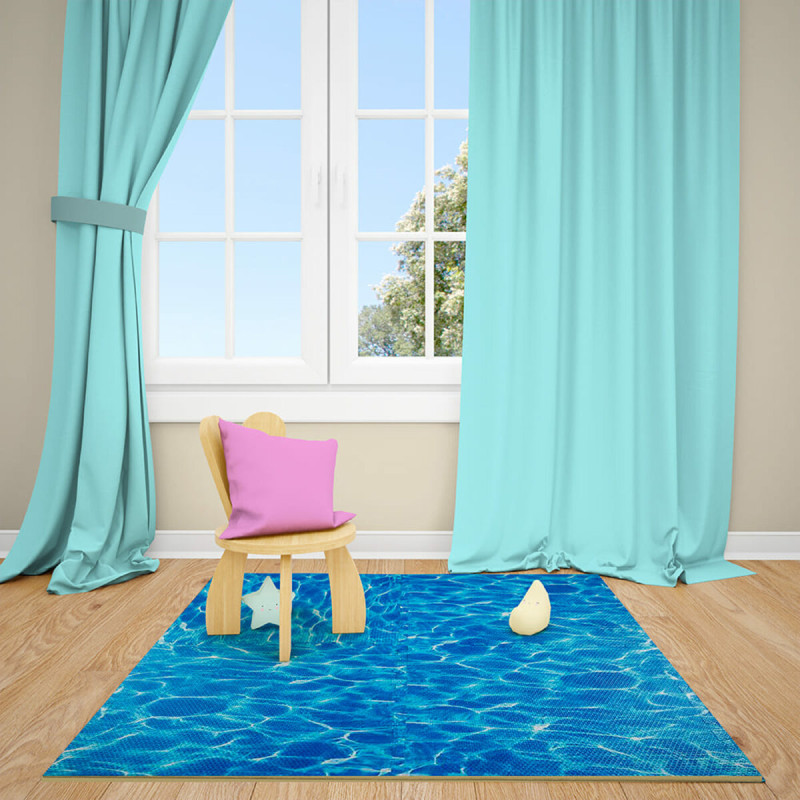 Підлога пазл - модульне підлогове покриття 600x600x10мм океан (МР5) SW-00000141