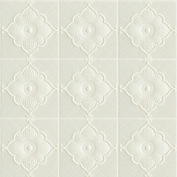 Самоклеюча декоративна настінно-стельова 3D панель квітка 700x700x5.5мм (163) SW-00000184