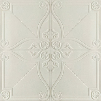 Самоклеюча декоративна настінно-стельова 3D панель орнамент 700x700x5.5мм (165) SW-00000185
