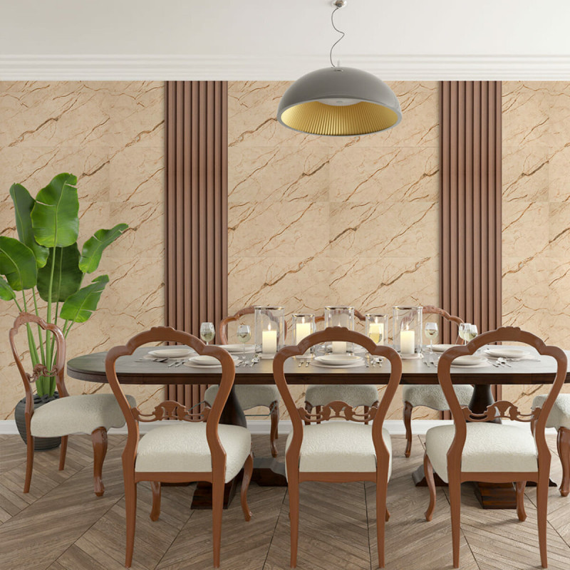 Самоклеюча вінілова плитка благородний мармур, ціна за 1 шт. (СВП-101) Глянець SW-00000291