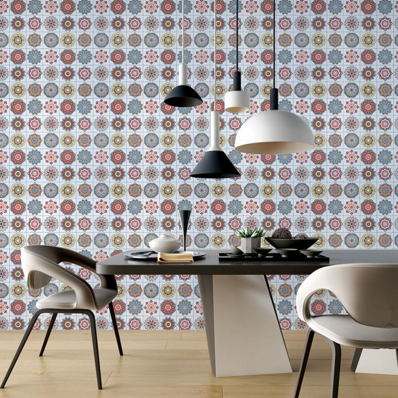 Самоклеюча вінілова плитка 600х600х1,5мм, ціна за 1 шт. (СВП-204) Матова SW-00000511