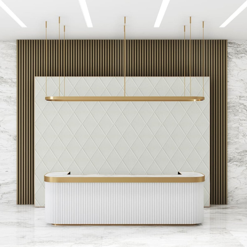 Самоклеюча декоративна настінно-стельова 3D панель Ромби під шкіру 700х700х6мм (161) SW-00000221