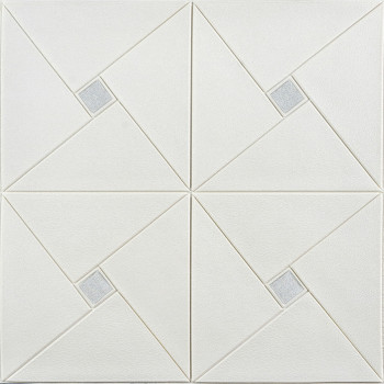 Самоклеюча декоративна настінно-стельова 3D панель блискітки 700х700х6.5мм (372) SW-00000880