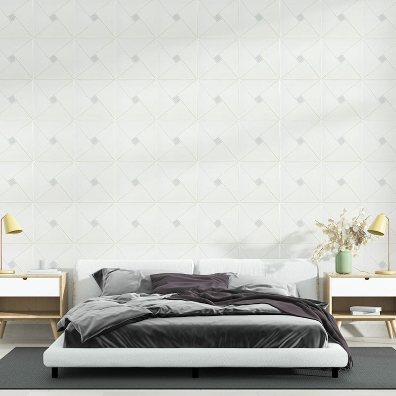 Самоклеюча декоративна настінно-стельова 3D панель блискітки 700х700х6.5мм (372) SW-00000880