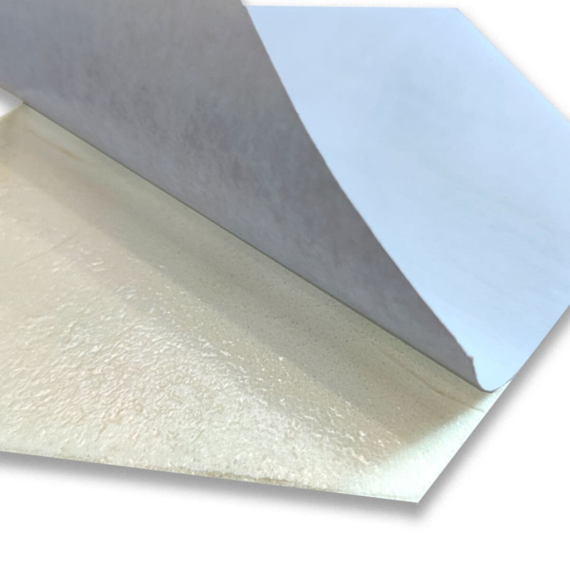 Декоративний самоклеючий шестикутник під шкіру темно-жовтий 200x230мм (1101) SW-00000741