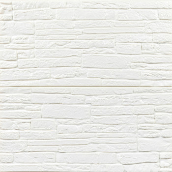 Самоклеюча 3D панель культурний камінь білий 700х600х8мм (191) SW-00000070