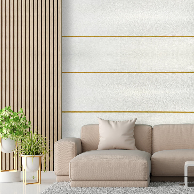 Самоклеючі шпалери бежеві із золотою смужкою 2800х500х2мм MC-07 SW-00001143