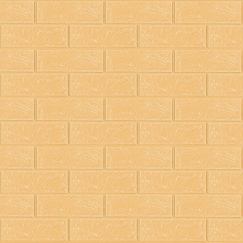 Самоклеюча 3D панель під бежеву цеглу в рулоні 19600x700x3мм (R009-3-20) SW-00001195