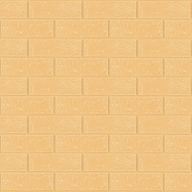 Самоклеюча 3D панель під бежеву цеглу в рулоні 3080x700x3мм (R009-3) SW-00001394