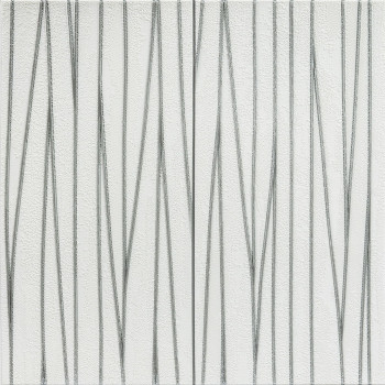 Самоклеюча 3D панель цегла срібні стрічки 700х700х5мм (441) SW-00001185