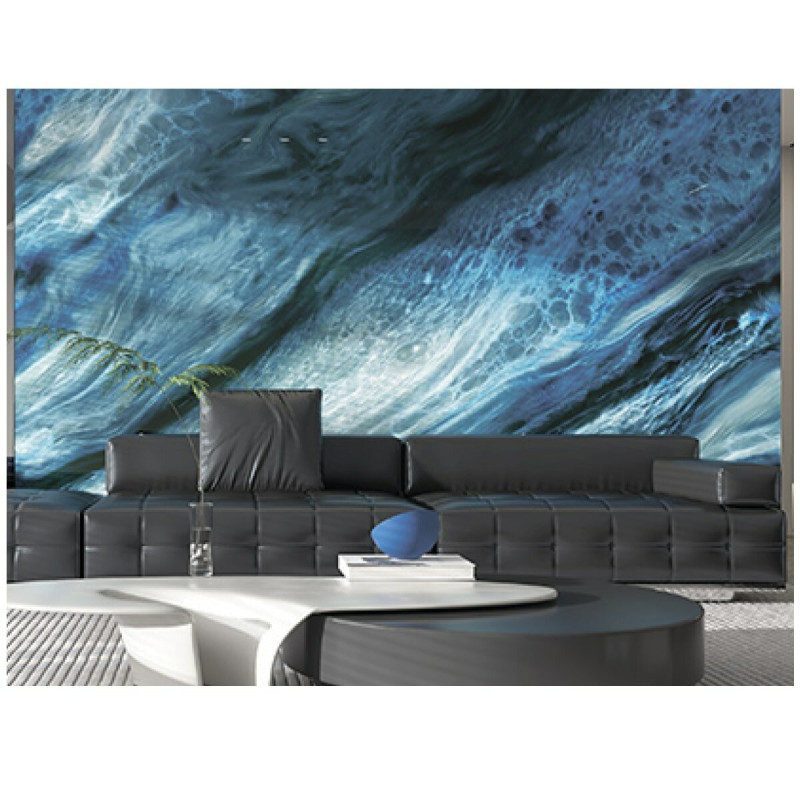 Самоклеюча вінілова плитка набір (6 рулонів) аквамарин 3600х2800х2мм SW-00001451