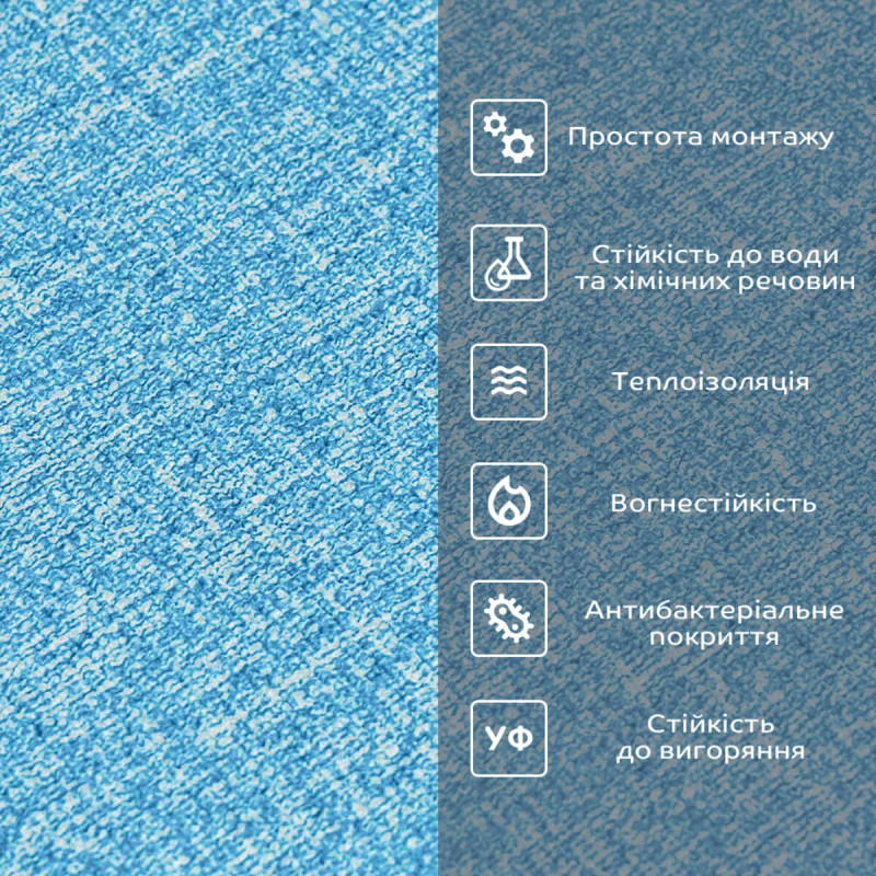 Самоклеючі шпалери світло-синьо білі 2800*500*2,5мм YM-03 BLUE WHITE SW-00001326