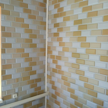 Декоративна ПВХ панель біло-бежева клінкерна цегла 960х480х4мм SW-00001430