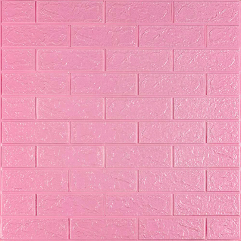 Самоклеюча 3D панель під рожеву цеглу 19600x700x3мм SW-00001471