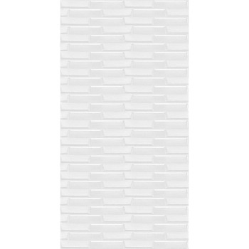 Самоклеюча 3D панель біла кладка 3080x700x5мм SW-00001759