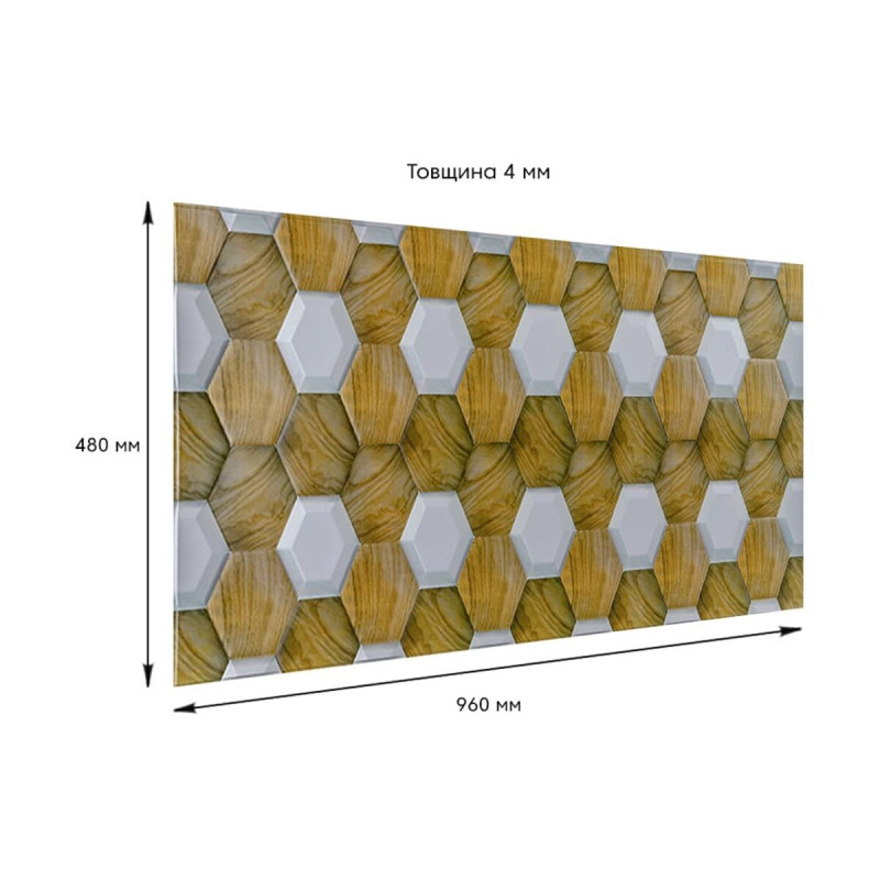 Декоративна ПВХ панель 960*480* 4мм SW-00001790