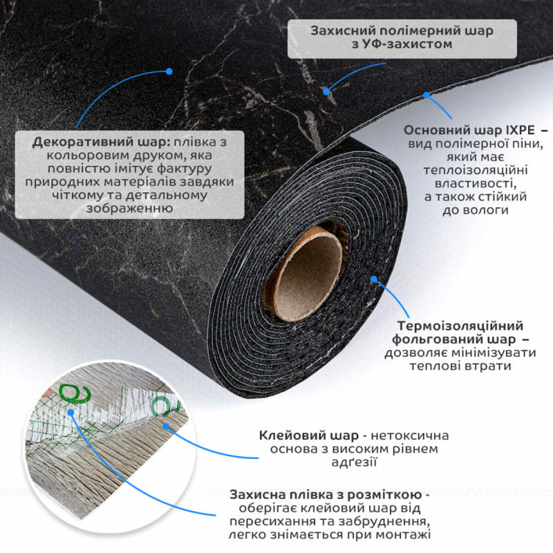 Підлогове вінілове покриття самоклеюче в рулоні 3000*600*1,5мм SW-00001821