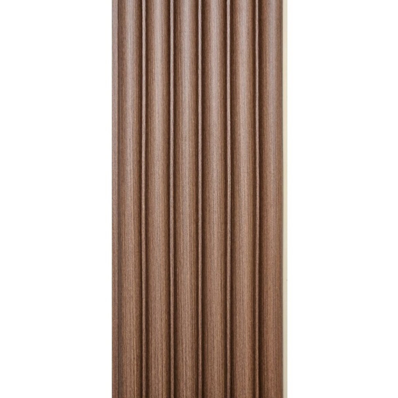 Декоративна WPC кругла стінова рейка 3000*152*15мм (D) SW-00001872