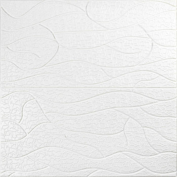Панель 3D WHITE 700*700*6mm (D) SW-00001948