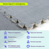 Підлога-пазл плюшевий СВІТЛО-СІРИЙ 60*60*1cm (D) SW-00002081
