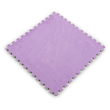 Підлога-пазл плюшевий ФІОЛЕТОВИЙ 60*60*1cm (D) SW-00002087