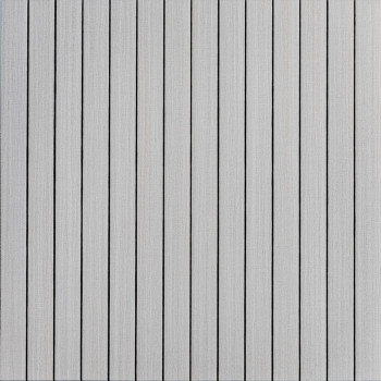 Покриття вінілове самоклеюче 3D рейки скандинавський білий шпон 600*600*2,8мм (D) SW-00002197