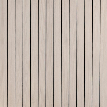 Покриття вінілове самоклеюче 3D рейки ясен кремовий 600*600*2,8мм (D) SW-00002199