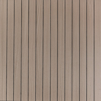 Покриття вінілове самоклеюче 3D рейки тік горіховий 600*600*2,8мм (D) SW-00002202